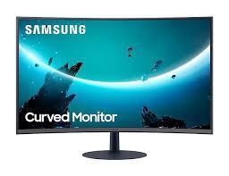 LCD Monitor|SAMSUNG|C27T550FDR|27"|Curved|Panel VA|1920x1080|16:9|75Hz|4 ms|Speakers|Tilt|Colour Dark Blue / Grey|LC27T550FDRXEN