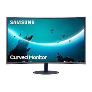 LCD Monitor|SAMSUNG|C27T550FDR|27"|Curved|Panel VA|1920x1080|16:9|75Hz|4 ms|Speakers|Tilt|Colour Dark Blue / Grey|LC27T550FDRXEN