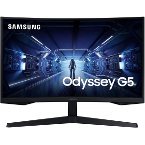 LCD Monitor|SAMSUNG|LC32G55TQWR|32"|Gaming/Curved|Panel VA|2560x1440|16:9|144Hz|1 ms|Tilt|Colour Black|LC32G55TQWRXEN
