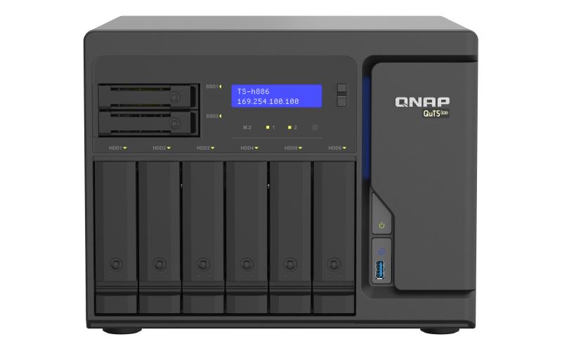 NAS STORAGE TOWER 8BAY/NO HDD TS-H886-D1622-16G QNAP