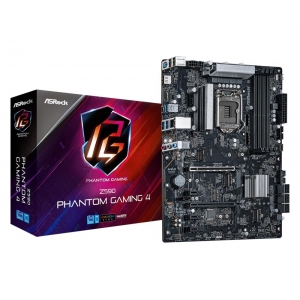 Mainboard|ASROCK|Intel Z590 Express|LGA1200|ATX|Memory DDR4|Memory slots 4|3xPCI-Express 3.0 1x|2xPCI-Express 4.0 16x|3xM.2|1xHDMI|2xAudio-In|1xAudio-Out|2xUSB 2.0|1xUSB type C|3xUSB 3.2|1xPS/2|1xRJ45|Z590PHANTOMGAMING4