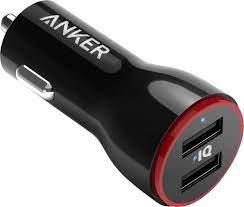 MOBILE CHARGER CAR POWERDRIVE/2 24W DUAL A2310G11 ANKER