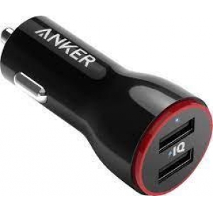 MOBILE CHARGER CAR POWERDRIVE/2 24W DUAL A2310G11 ANKER