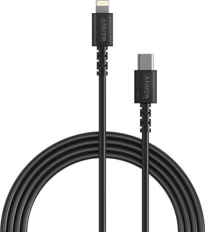 CABLE LIGHTNING TO USB-C 1.8M/BLACK A8613G11 ANKER