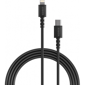 CABLE LIGHTNING TO USB-C 1.8M/BLACK A8613G11 ANKER