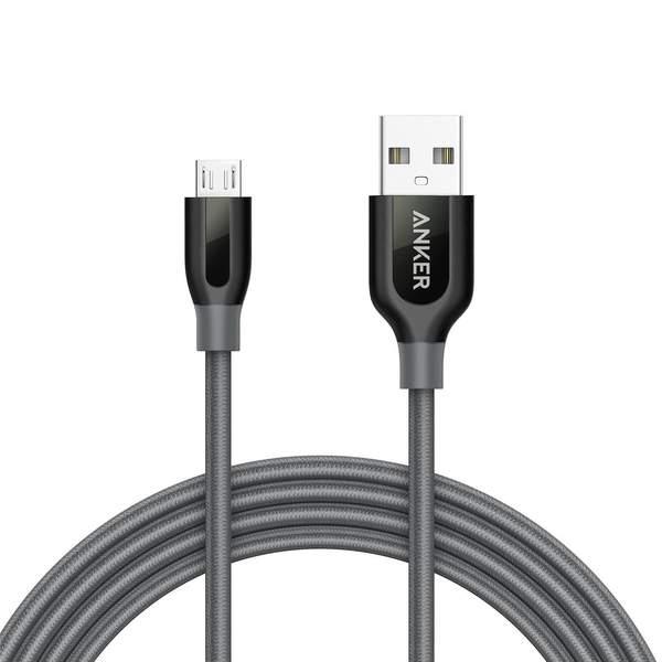 CABLE MICRO USB 1.8M/GRAY A8143HA1 ANKER