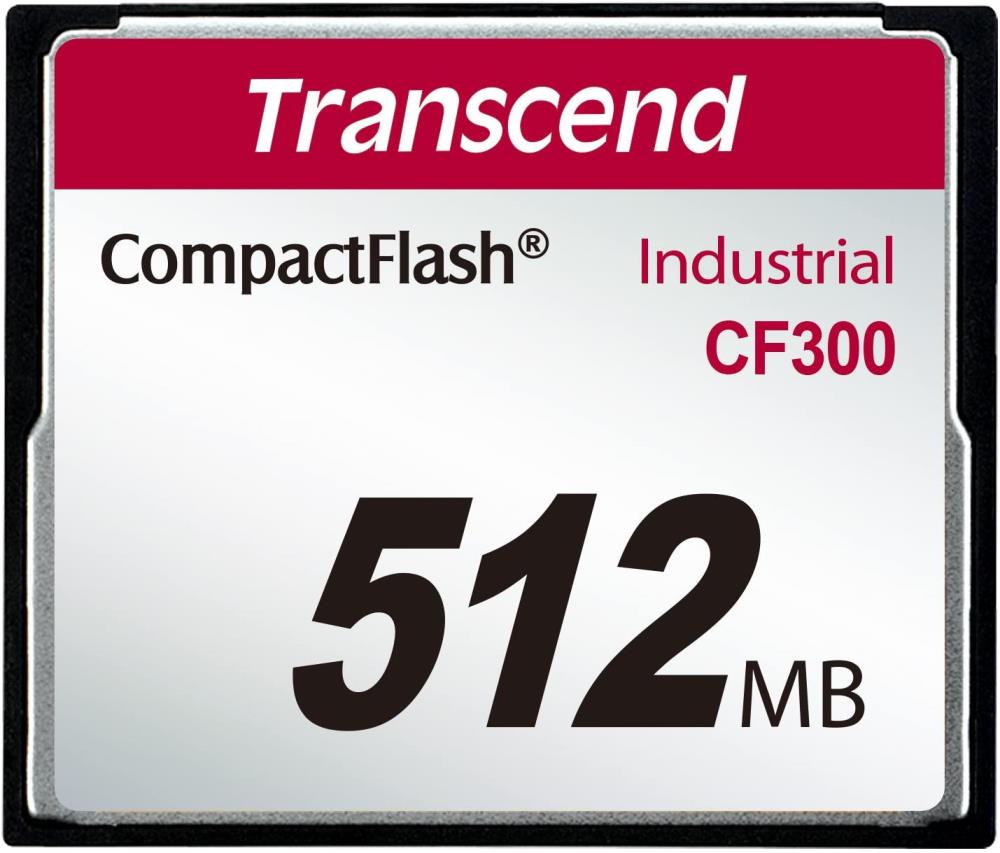 MEMORY COMPACT FLASH 512MB/SLC TS512MCF300 TRANSCEND