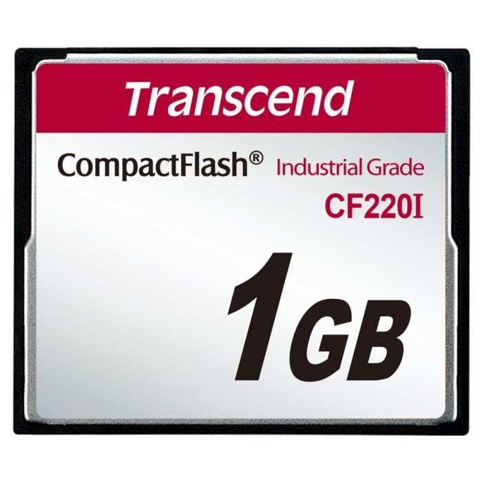 MEMORY COMPACT FLASH 1GB/SLC TS1GCF220I TRANSCEND