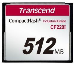 MEMORY COMPACT FLASH 512MB/SLC TS512MCF220I TRANSCEND