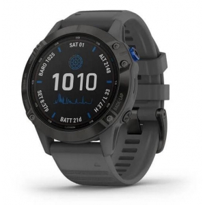 SMARTWATCH FENIX 6 PRO SOLAR/BLACK/GRAY 010-02410-11 GARMIN