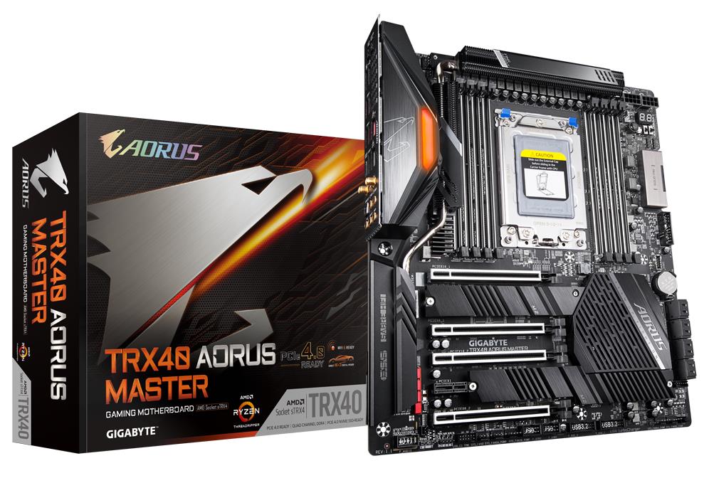 MB AMD TRX40 STRX4 EATX/TRX40 AORUS MASTER1.1 GIGABYTE