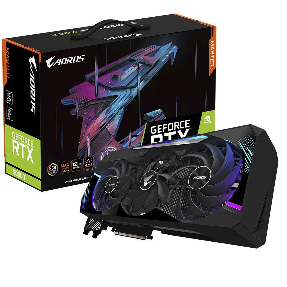 Graphics Card|GIGABYTE|NVIDIA GeForce RTX 3080 Ti|12 GB|384 bit|PCIE 4.0 16x|GDDR6X|Memory 19000 MHz|GPU 1770 MHz|3xHDMI|3xDisplayPort|GV-N308TAORUSM-12GD