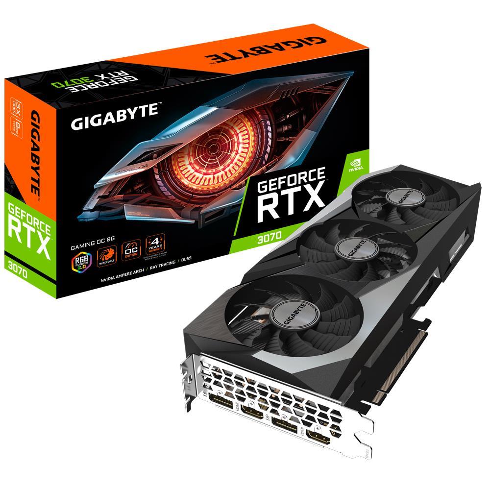 VGA PCIE16 RTX3070 8GB LHR/N3070GAMING OC-8GD 2 GIGABYTE