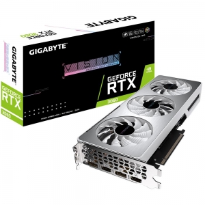 Graphics Card|GIGABYTE|NVIDIA GeForce RTX 3060|12 GB|192 bit|PCIE 4.0 16x|GDDR6|Memory 15000 MHz|GPU 1837 MHz|2xHDMI|2xDisplayPort|GV-N3060VISIONOC-12GD2