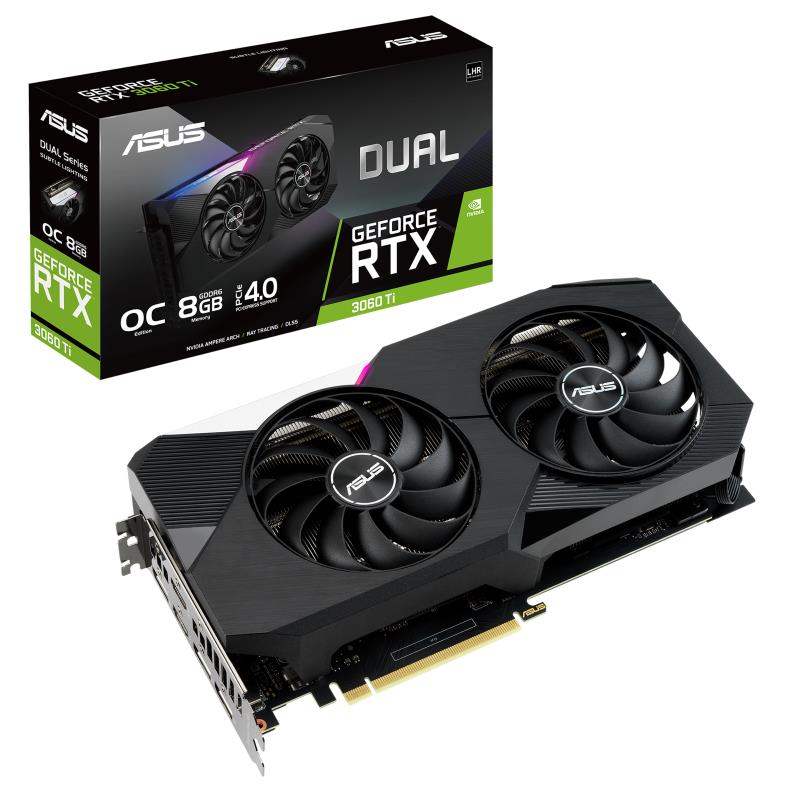 VGA PCIE16 RTX3060TI 8GB GDDR6/DUAL-RTX3060TI-O8G-V2 ASUS