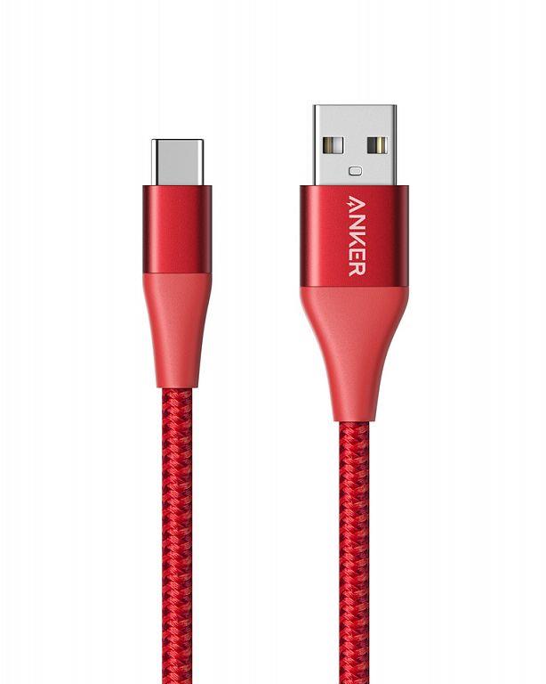 CABLE USB-A TO USB-C 1.8M/RED A8463H91 ANKER