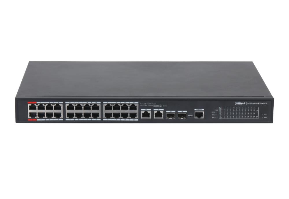 NET SWITCH 24PORT 1000M/PFS4226-24ET-360-V2 DAHUA