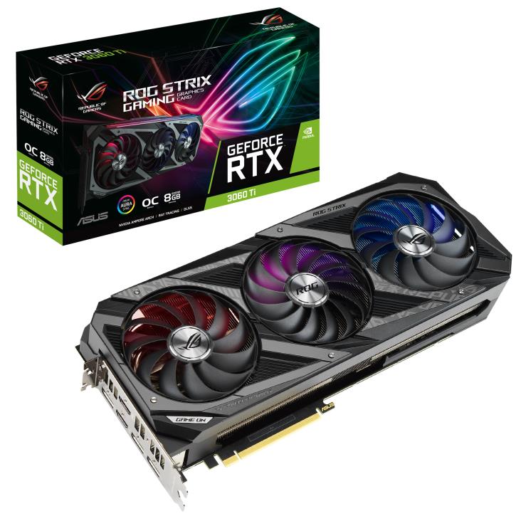 VGA PCIE16 RTX3060TI 8GB GDDR6/STRIX-RTX3060TI-O8G-V2-GA ASUS