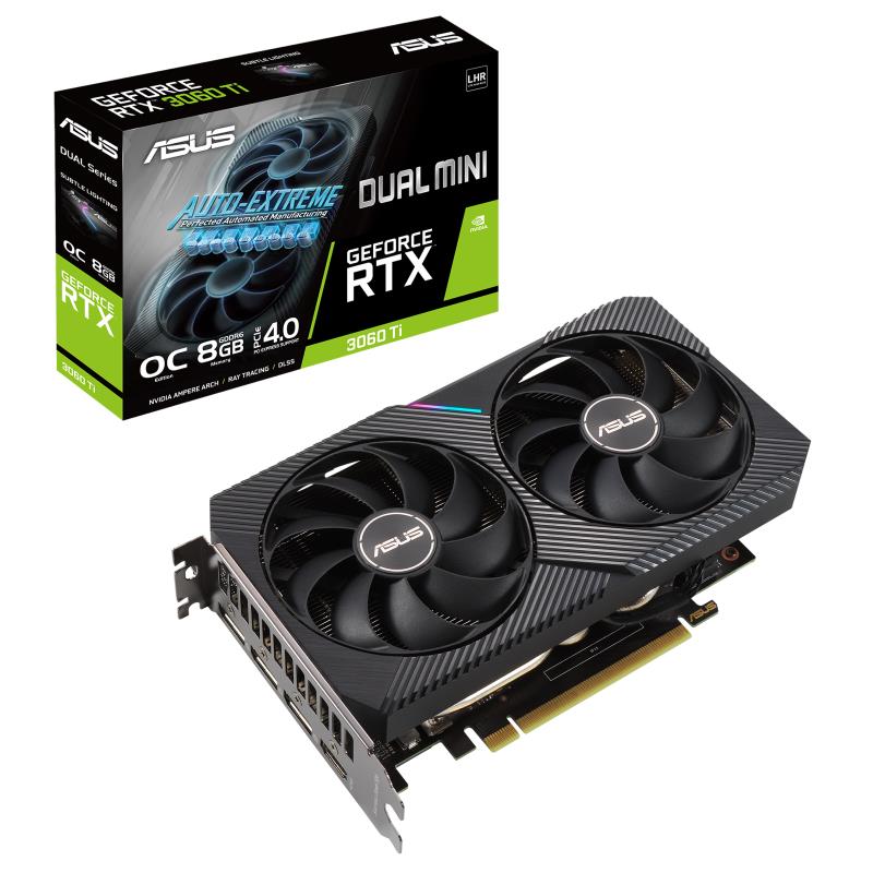 VGA PCIE16 RTX3060TI 8GB GDDR6/RTX3060TI-O8G-MINI-V2 ASUS