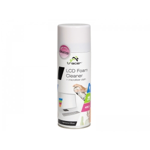 Tracer LCD Foam Cleaner + microfiber cloth 400ml 42106