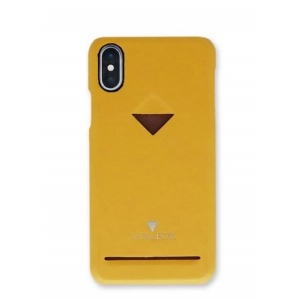 VixFox Card Slot Back Shell for Iphone X/XS mustard yellow