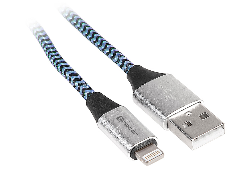 Tracer Lighting USB 2.0 Iphone AM 1m black blue 46269