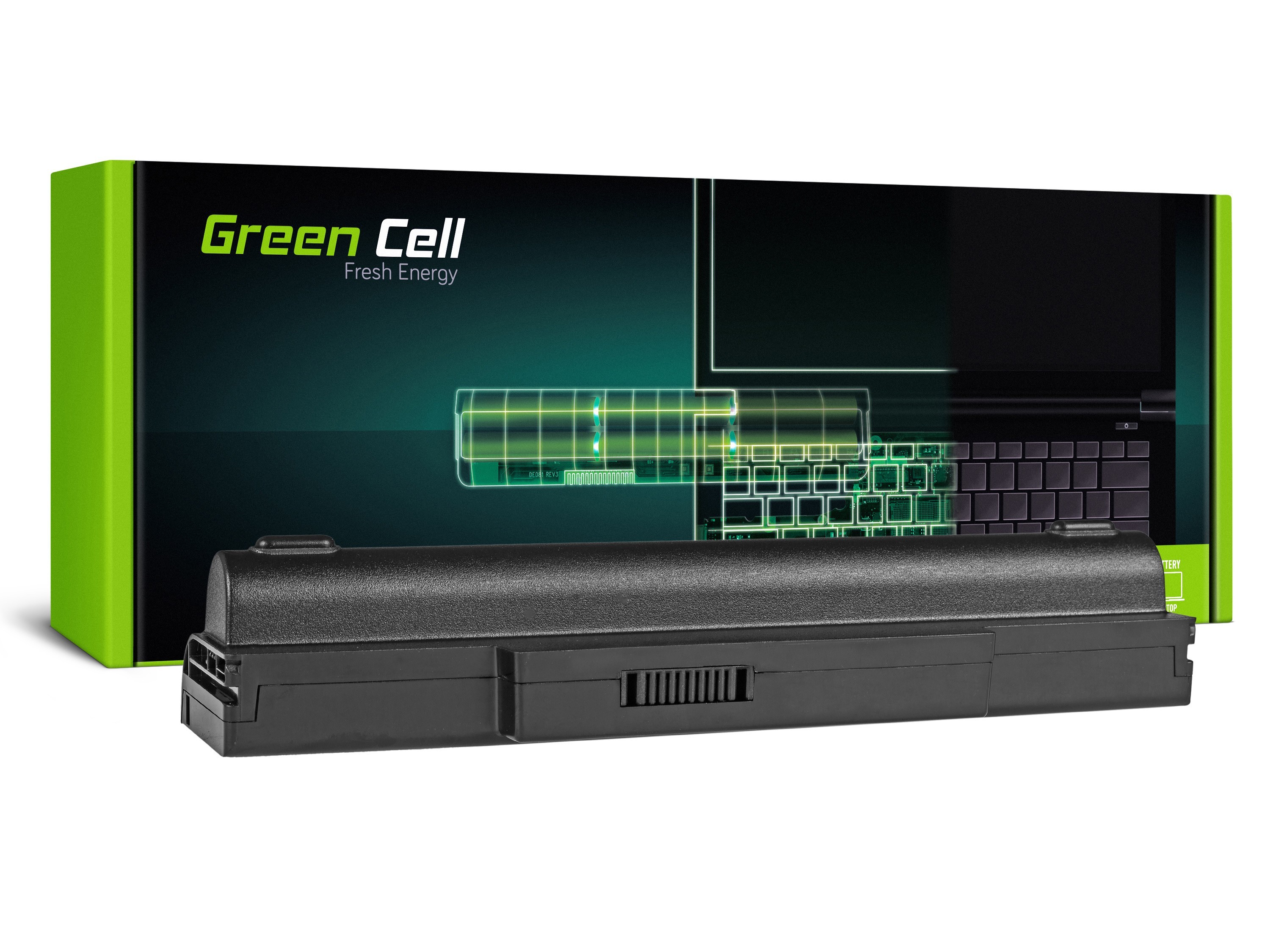 Green Cell Battery for Asus A32-K72 K72 K73 N71 N73 / 11,1V 6600mAh