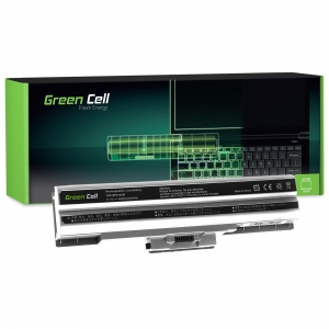 Green Cell Battery for Sony Vaio VGP-BPS13 VGP-BPS21 (silver) / 11,1V 4400mAh