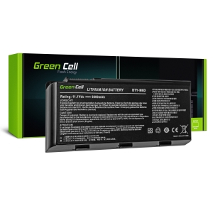 Green Cell Battery for MSI GT60 GT70 GT660 GT680 GT683 GT780 GT783 GX660 GX680 GX780 / 11,1V 6600mAh