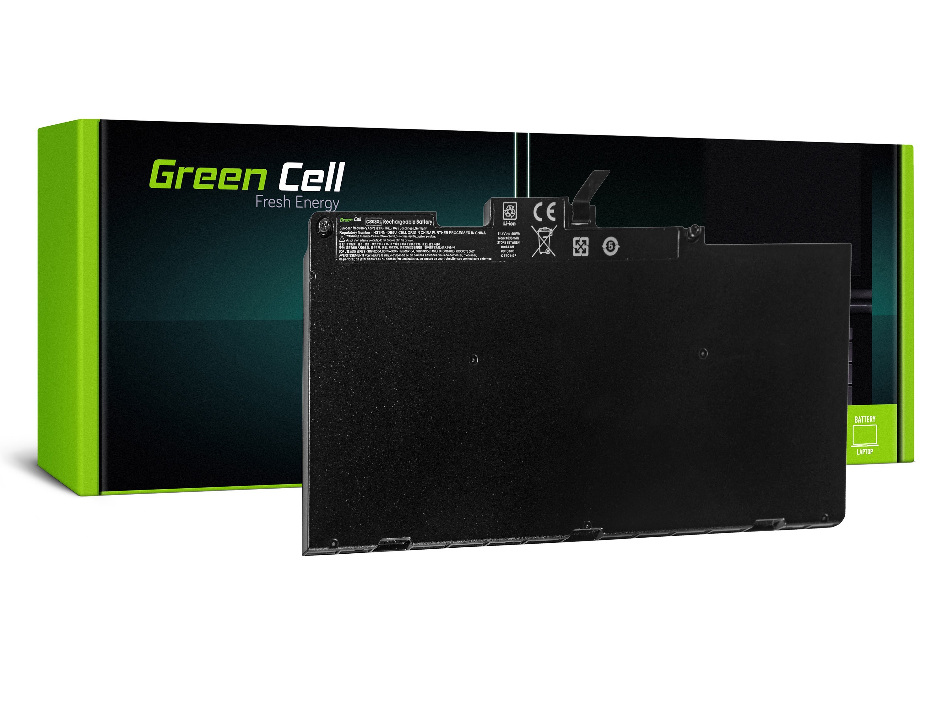 Green Cell Battery for HP EliteBook 745 G3 755 G3 840 G3 848 G3 850 G3 / 11,4V 4400mAh