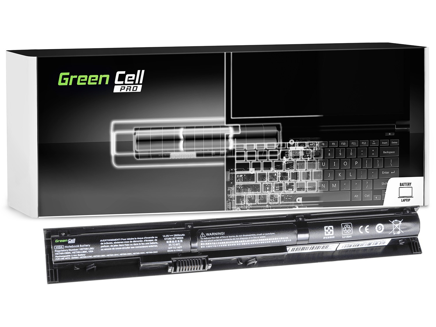 Green Cell PRO Battery for HP ProBook 440 G2 450 G2 / 14,4V 2600mAh