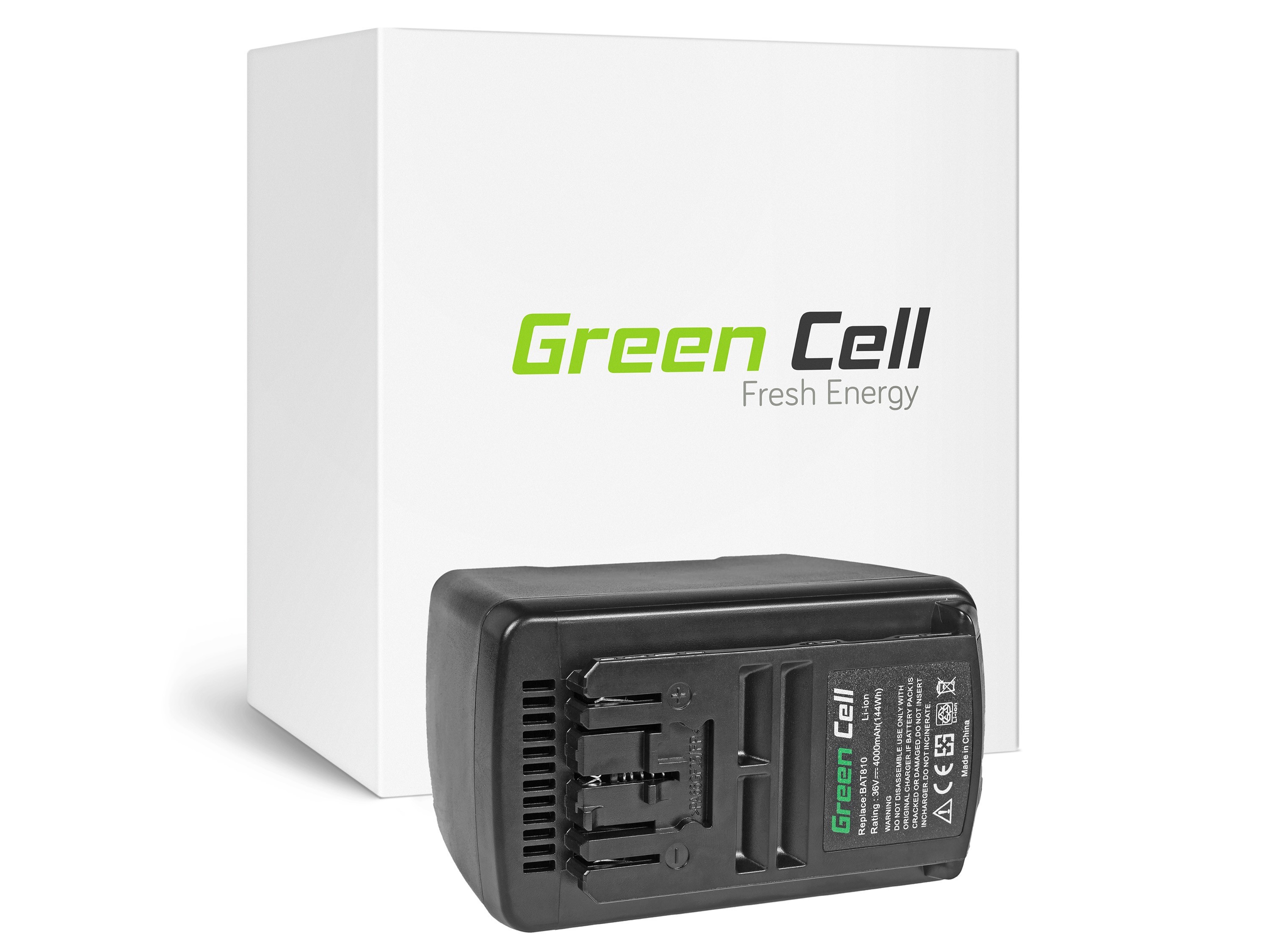 Green Cell Power Tool Battery for Bosch BAT810 BAT836 BAT840 GBH GSB GSR 36V 4Ah