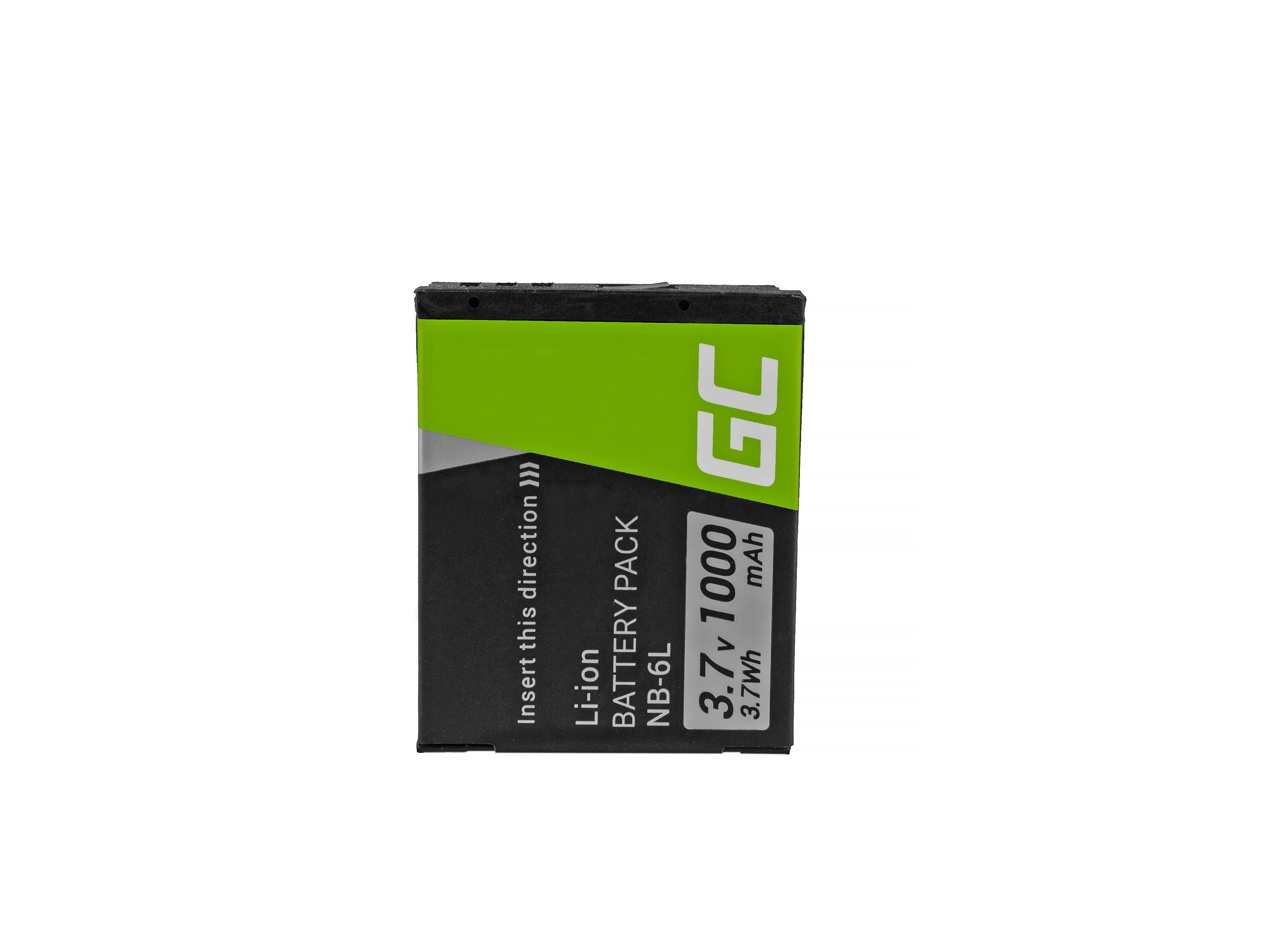 Green Cell Battery NB-6L/6LH Canon PowerShot SX510 HS, SX520 HS, SX530 HS, SX600 HS, SX700 HS, D30, S90, S120 3.7V 1000mAh
