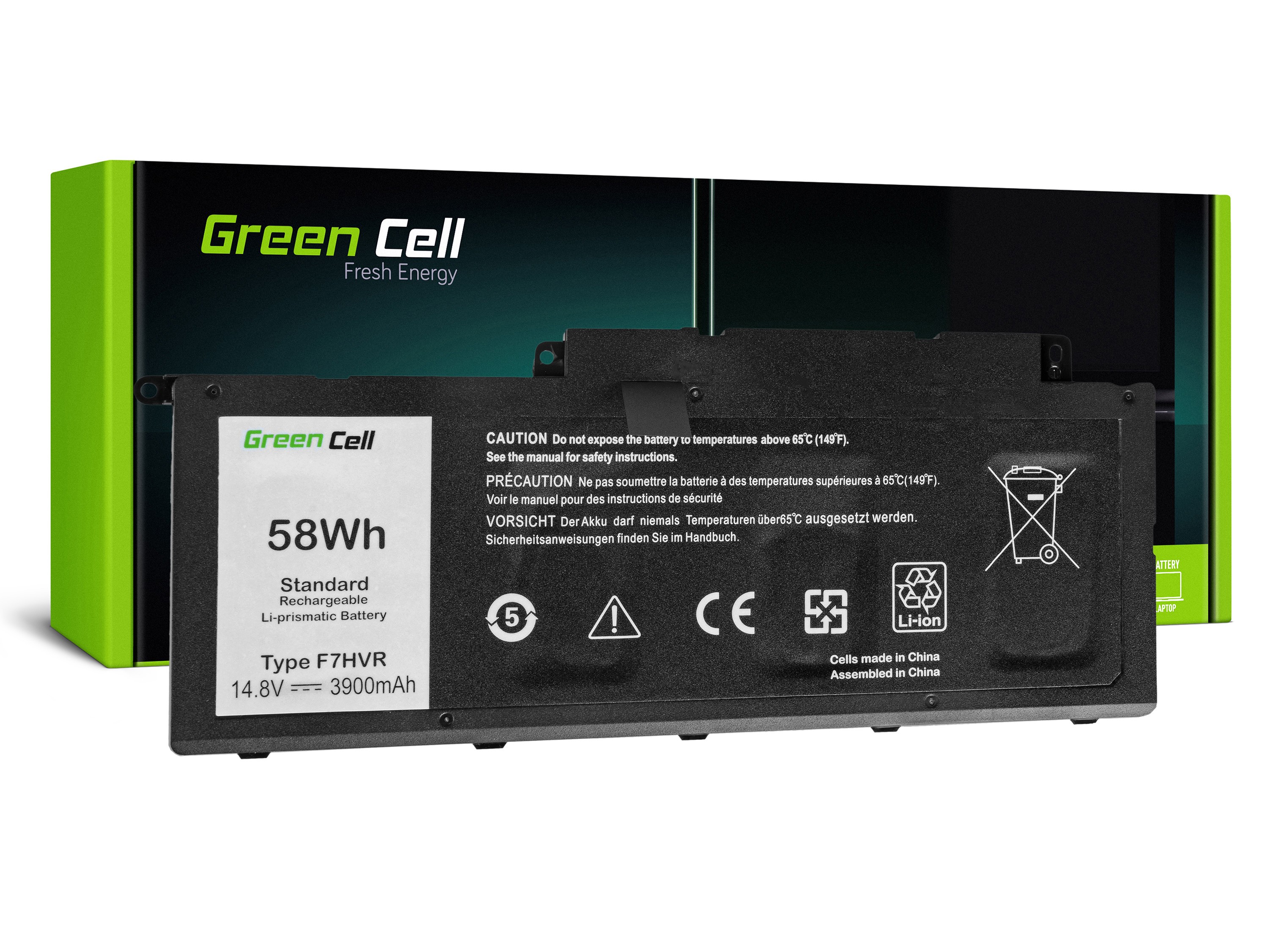 Green Cell Battery for Dell Inspiron 15 7537 17 7737 7746 / 14,4V 4400mAh