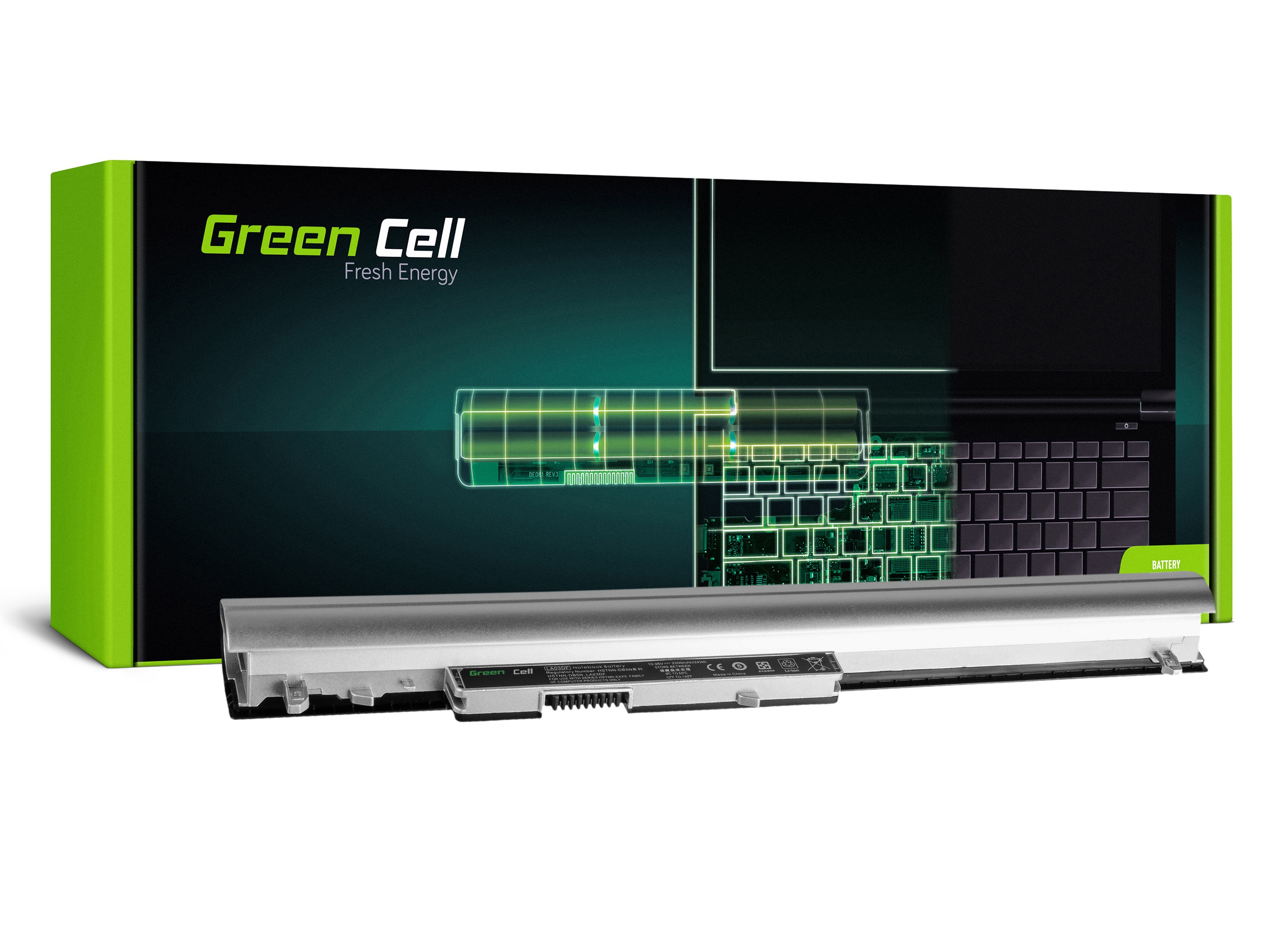 Green Cell Battery for HP 14-W 14-Y 15-F 15-F271 15-F233WM 15-F271WM / 10,95V 2200mAh