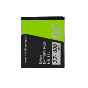 Green Cell Digital Camera Battery for Canon PowerShot A2300 IS A2400 IS A3400 IS A3500 IS SX400 SX410 SX420 IS 9 3.7V 600mAh