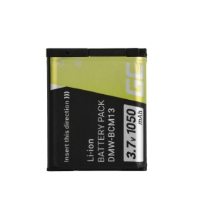 Green Cell Digital Camera Battery for Panasonic Lumix DMC-FT5 DMC-TS5 DMC-TZ40 DMC-TZ60 DMC-ZS30 DMC-ZS40 DMC-ZS50 3.7V 1050mAh
