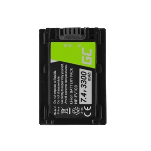 Green Cell Digital Camera Battery for Sony DCR-DVD506E DCR-DVD510E HDR-CX116E HDR-CX130 HDR-CX155E HDR-UX9E 7.4V 3300mAh