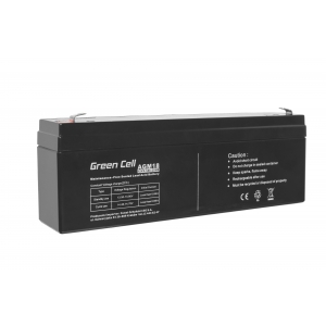 Green Cell AGM Battery 12V 2.3Ah