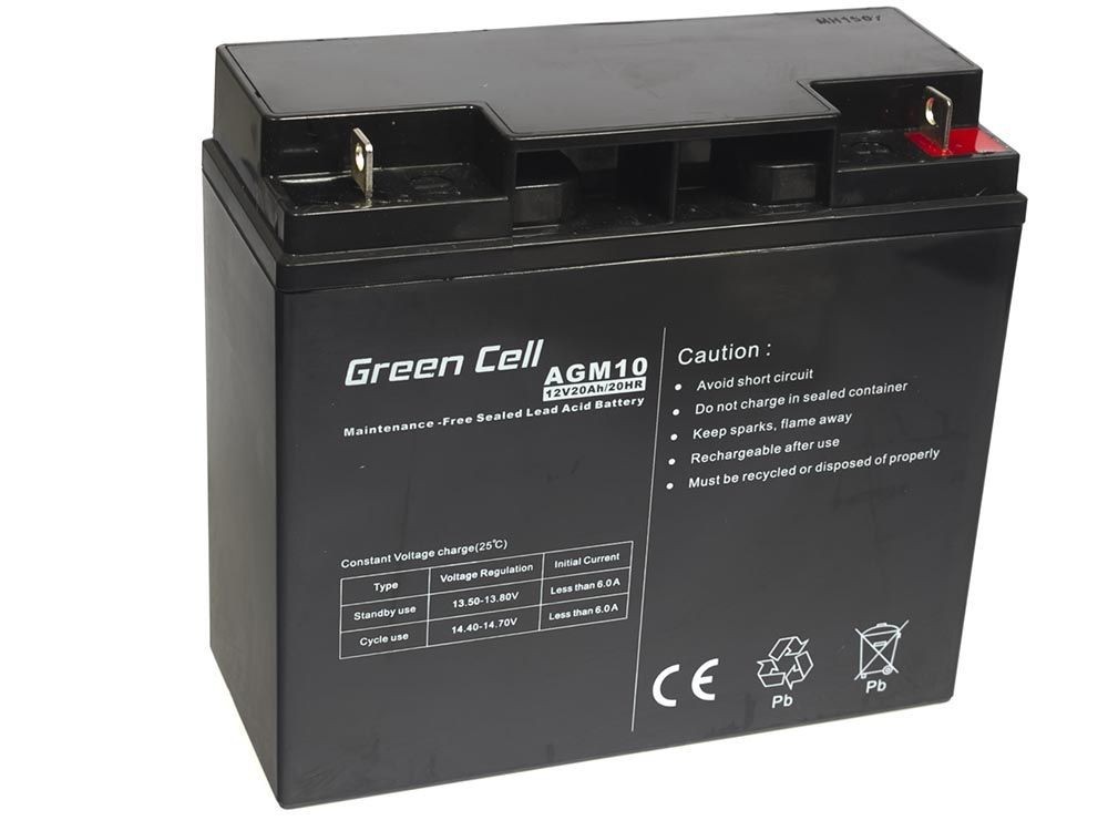 Green Cell AGM Battery 12V 20Ah