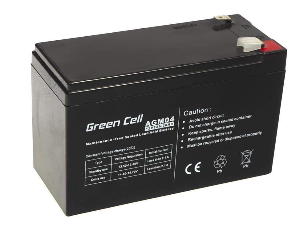 Green Cell AGM Battery 12V 7Ah