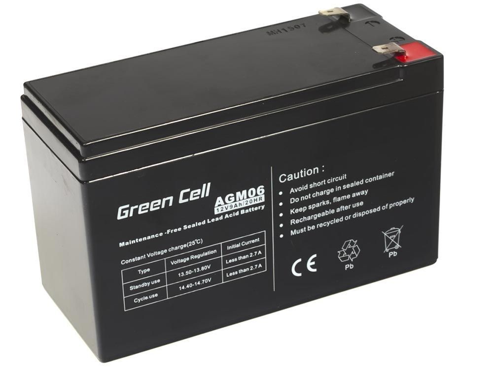 Green Cell AGM Battery 12V 9Ah