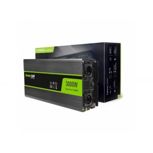 Green Cell ® Voltage Car Inverter 12V to 220V, 3000W/6000W