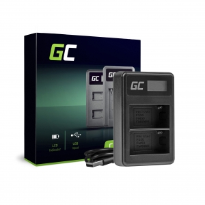 Podwójna ładowarka BC-V615 | AC-VL1 Green Cell ® do Sony A58, A57, A65, A77, A99, A900, A700, A580, A56,0 A55,0 A850, SLT A99 II