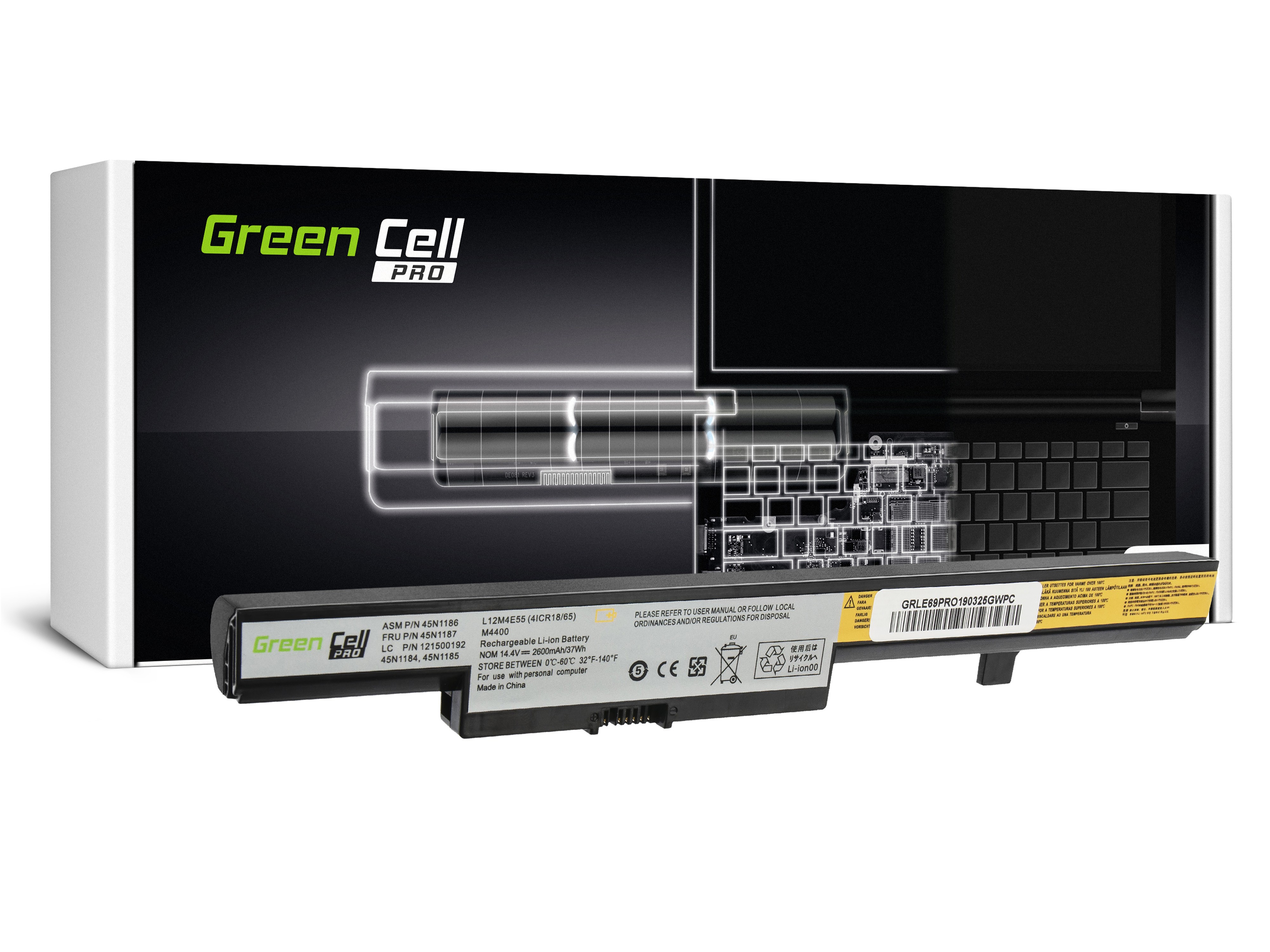 Bateria Green Cell PRO L13L4A01 L13M4A01 L13S4A01 do Lenovo B50 B50-30 B50-45 B50-70 B50-80 B51-80 E50-80
