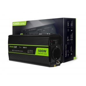 Przetwornica Green Cell® 24V na 230V Czysta sinusoida 500W