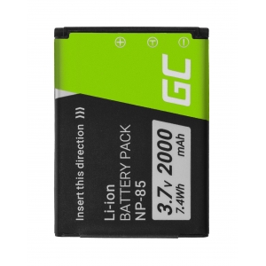 Bateria Green Cell ® NP-85 NP85 do FujiFilm FinePix SL300, SL305, SL280, SL260, SL240 3.7V 2000mAh