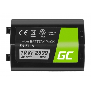 Bateria Green Cell ® EN-EL18 ENEL18 do Nikon D4, D4S, D5 10.8V 2600mAh