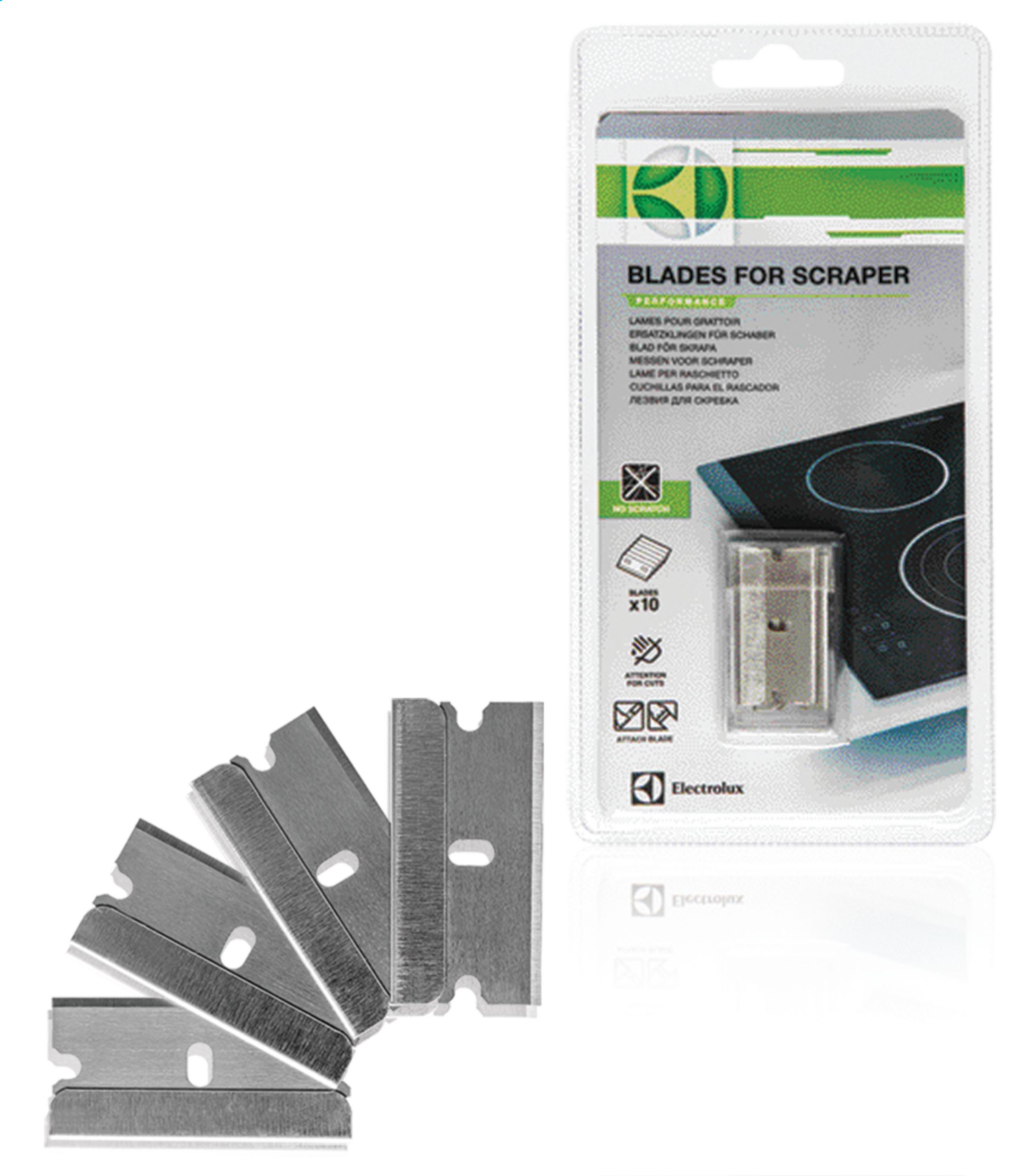 Spare blades ELECTROLUX for scraper 10pcs
