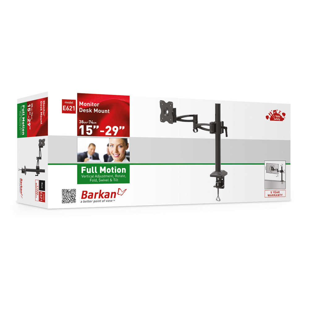 Table monitor mount BARKAN E621.B (13"-29")